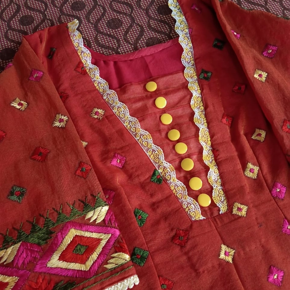 Punjabi shrara suit